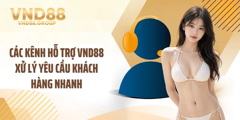 Các kênh hỗ trợ VND88 xử lý yêu cầu khách hàng nhanh 