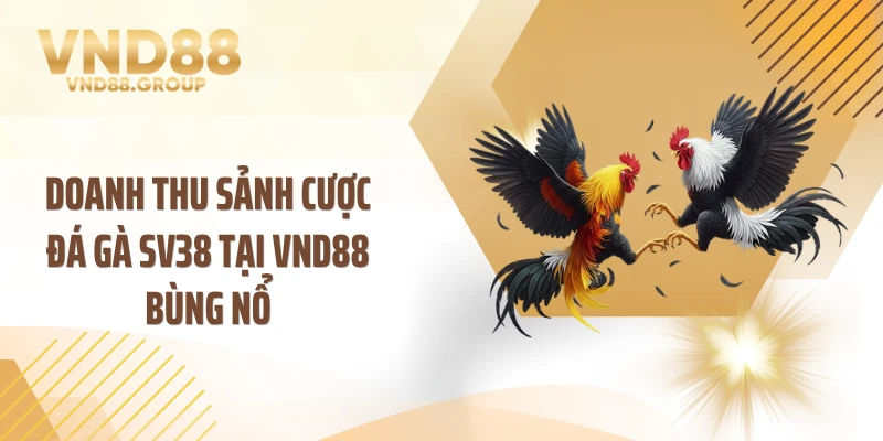 Doanh thu sảnh cược đá gà SV38 tại VND88 bùng nổ