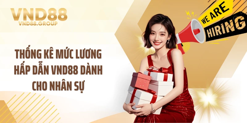 Thống kê mức lương hấp dẫn VND88 dành cho nhân sự